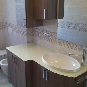 Ristrutturazione totale bagno dopo